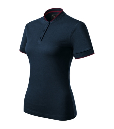 Koszulka polo Damska z kołnierzem w stylu “bomber”