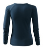 Bluzka damska Elegance Malfini – Długi Rękaw, Dekolt V w serek, BAWEŁNA + ELASTAN, slim‑fit 