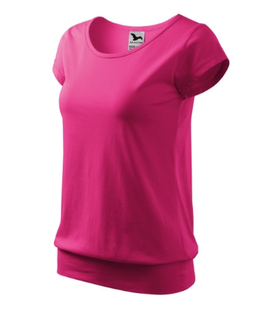 Koszulka Damska z Krótkimi Rękawami Luźna Bawełna Single Jersey CITY od Malfini