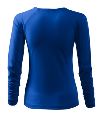 Bluzka damska Elegance Malfini – Długi Rękaw, Dekolt V w serek, BAWEŁNA + ELASTAN, slim‑fit 