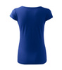 Dopasowana Koszulka Damska T-shirt bawełniana PURE 122 Chabrowa
