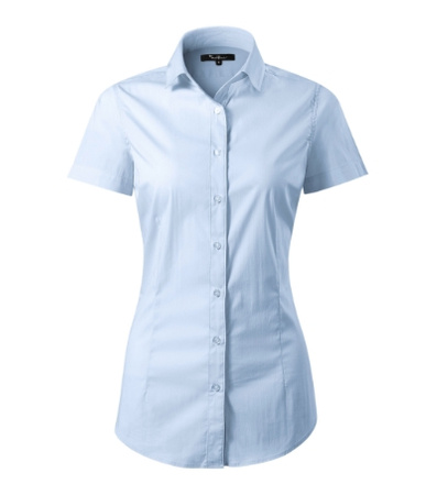 DAMSKA KOSZULA kobieca FLASH Taliowana PREMIUM light blue