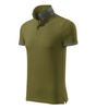 Koszulka Pique Polo męska polówka COLLAR UP 100% bawełna zieleń avocado