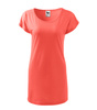 Sukienka o luźnym kroju Kimono LOVE MALFINI CORAL