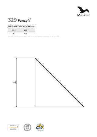 Fancy329 - Trójkątna Chusta Bawełniana, Uniwersalna z Przeszytymi Krawędziami