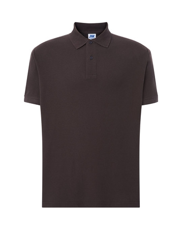 Koszulka Męska Polo PORA 210 Bawełniana WYSOKA JAKOŚĆ szary