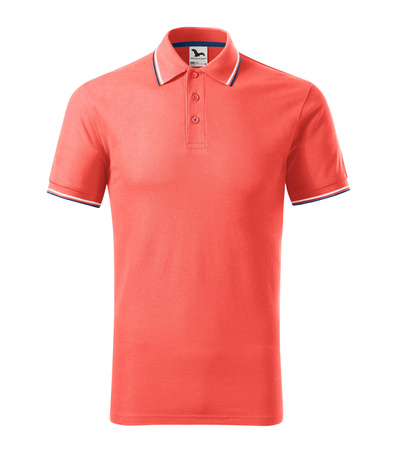 Męskie polo STYLOWE Malfini Focus regular 180 g/m² męska polówka 65 % bawełna KONTRASTOWA