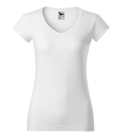 Elegancka Koszulka Damska FIT V-NECK MALFINI w Kształcie V