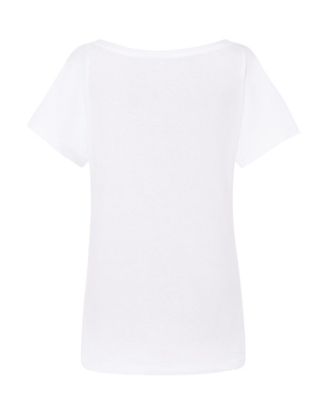 Damski T-shirt Trinidad od JHK: Rozszerzane Rękawy i Komfort na Lato