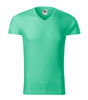 Koszulka męska dopasowana 180 g/m² 100% bawełna slim-fit Malfini V-neck 146 serek elegancka 