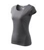 Dopasowana Koszulka Damska T-shirt bawełniana PURE 122 Stalowa