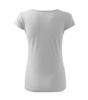 Dopasowana Koszulka Damska T-shirt bawełniana PURE 122 biała