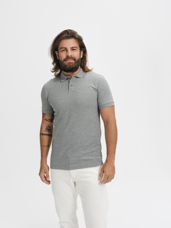 Koszulka Polo Męska Cotton Heavy Malfini Solidna Gramatura 220 g/m² piqué bawełna 