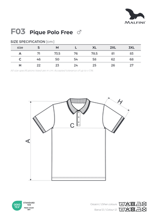 Klasyczna Elegancja - Koszulka Polo Męska PIQUE POLO FREE