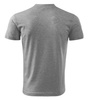 Koszulka Męska ciemnoszara w serek Malfini V-Neck 102 regular 85% bawełna 