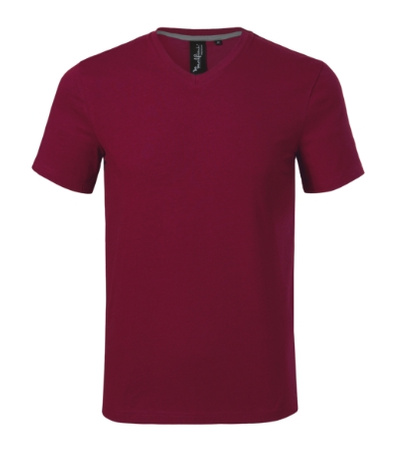 Koszulka męska slim-fit w serek Malfini PREMIUM 180 g/m² Action V-neck 700 dopasowana 95 % bawełna