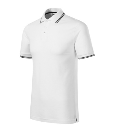 Męskie polo STYLOWE Malfini Focus regular 180 g/m² męska polówka 65 % bawełna KONTRASTOWA
