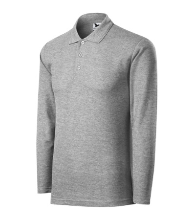 ELEGANCKIE Pique Polo LS Męskie Polówka Długi Rękaw MALFINI Bawełna