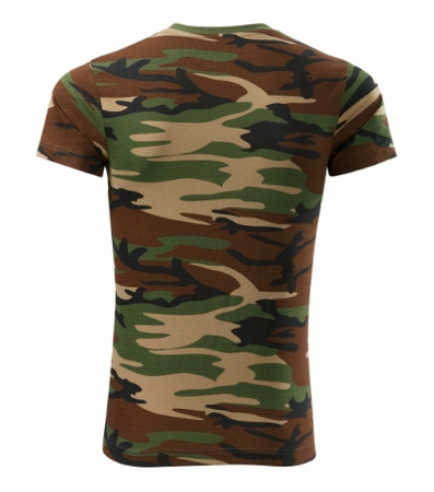 Wojskowa Koszulka Męska Bawełniana kamuflaż CAMOUFLAGE BROWN