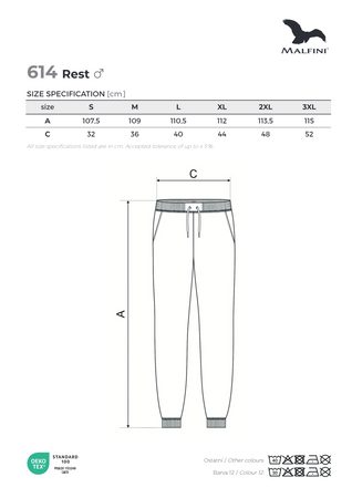 Męskie spodnie joggery REST idealne do odpoczynku i sportu