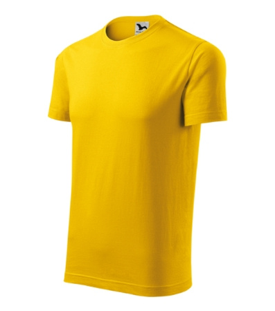 Żółta Koszulka Męska ELEMENT Bawełna Wzmocniona Single Jersey