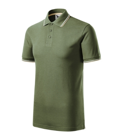 Męskie polo STYLOWE Malfini Focus regular 180 g/m² męska polówka 65 % bawełna KONTRASTOWA