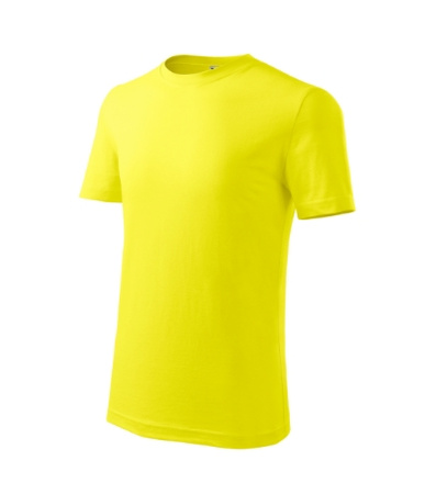 Wzmocniona Koszulka Dziecięca Classic New Cytrynowy