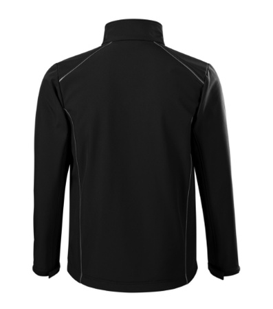 Kurtka Męska 3-warstwowa Membrana TPU Valley softshell czarny