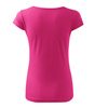 Dopasowana Koszulka Damska T-shirt bawełniana PURE 122 Purpurowa
