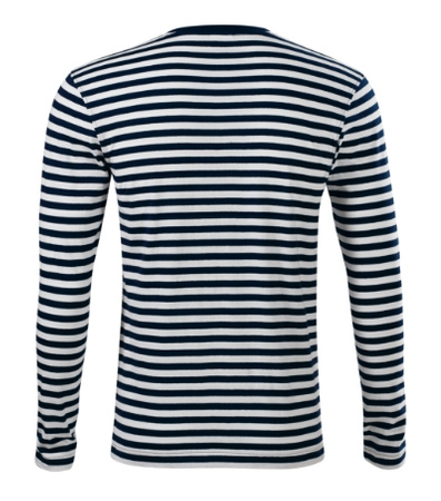 Koszulka w paski z długim rękawem 100 % bawełna 150 g/m² MARYNARSKA – Malfini Sailor LS 807
