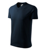 Koszulka Męska Granatowa w serek Malfini V-Neck 102 regular 100 % bawełna 