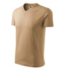Koszulka Męska Piaskowa w serek Malfini V-Neck 102 regular 100 % bawełna 