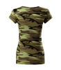 Elegancja na Co Dzień - Koszulka Damska CAMO PURE