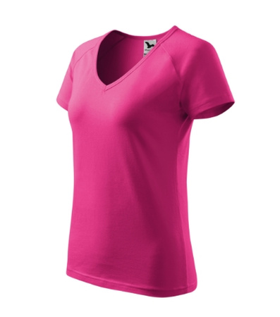 Elastyczna damska koszulka Bawełna MALFINI DREAM Slim-Fit PURPUROWA