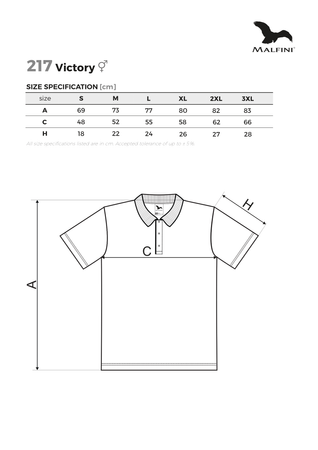 Polo męskie Victory by Malfini Szybkoschnące polówka 150 g lekka sportowy krój 