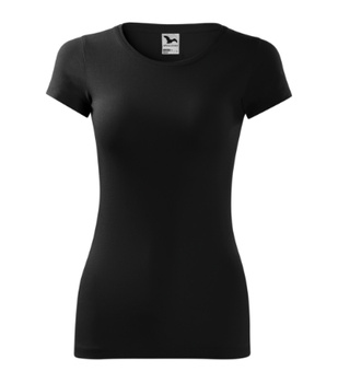 Koszulka Damska Slim-Fit Glance by Malfini 180 g/m² Okrągły Dekolt, elastyczna BAWEŁNA