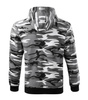 Bluza Męska z kapturem Camo Zipper Malfini grubsza 300g/m² 65% bawełna, militarny styl 