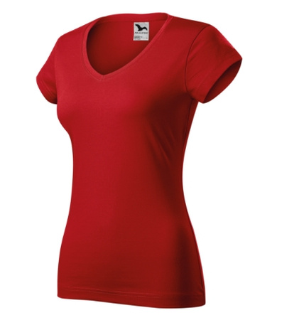 Elegancka Koszulka Damska FIT V-NECK MALFINI w Kształcie V