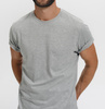 Koszulka męska BASIC 129 160 g/m² 85% bawełna T-shirt lekki przewiewny 