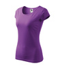Dopasowana Koszulka Damska T-shirt bawełniana PURE 122 Fioletowa
