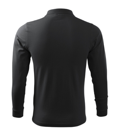Elegancka Męska Koszulka Polo SINGLE J. Długi Rękaw Bawełniana Jersey