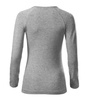 Bluzka damska Elegance Malfini – Długi Rękaw, Dekolt V w serek, BAWEŁNA + ELASTAN, slim‑fit 