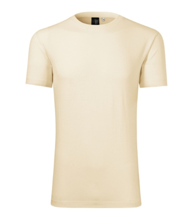 Męska Koszulka WEŁNA MERYNOSOWA MERINO RISE Slim-Fit Migdałowa