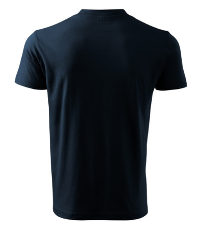 Koszulka Męska Granatowa w serek Malfini V-Neck 102 regular 100 % bawełna 