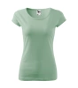 Dopasowana Koszulka Damska T-shirt bawełniana PURE 122 Sage