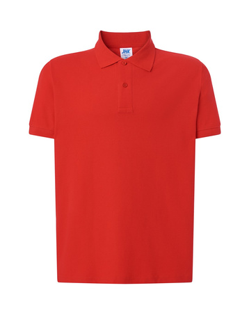 Koszulka Polo Męska PORA 240 z Materiału Pique czerwony