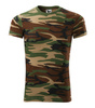 Wojskowa Koszulka Męska Bawełniana kamuflaż CAMOUFLAGE BROWN