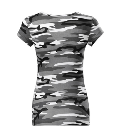 Elegancja na Co Dzień - Koszulka Damska CAMO PURE