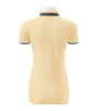 Koszulka Pique Polo damska polówka COLLAR UP 100% bawełna żółta