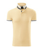 Koszulka Pique Polo męska polówka COLLAR UP 100% bawełna żółta